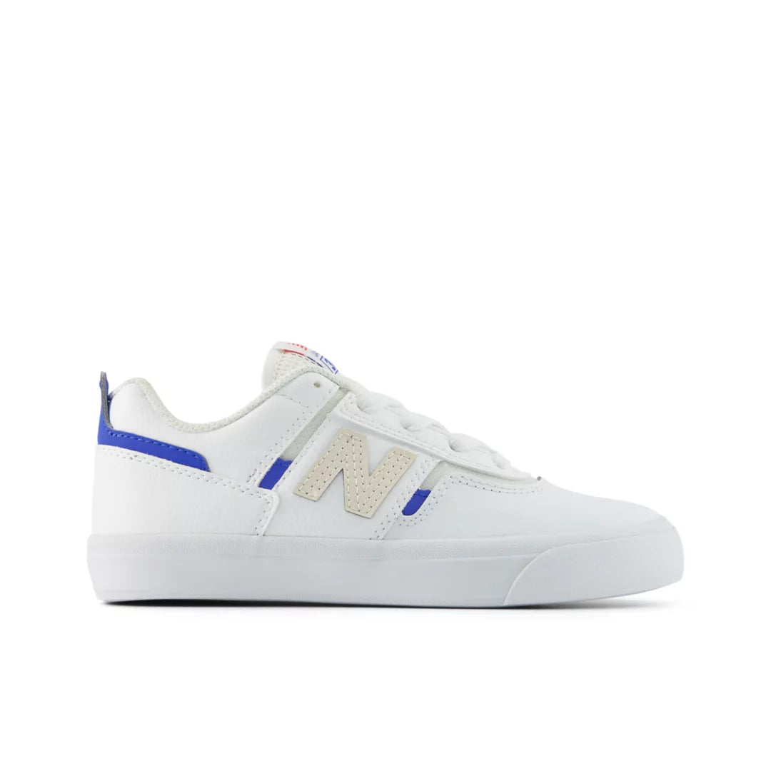 NB 103 WHITE with BLUE BIRD,11,Standard (M)