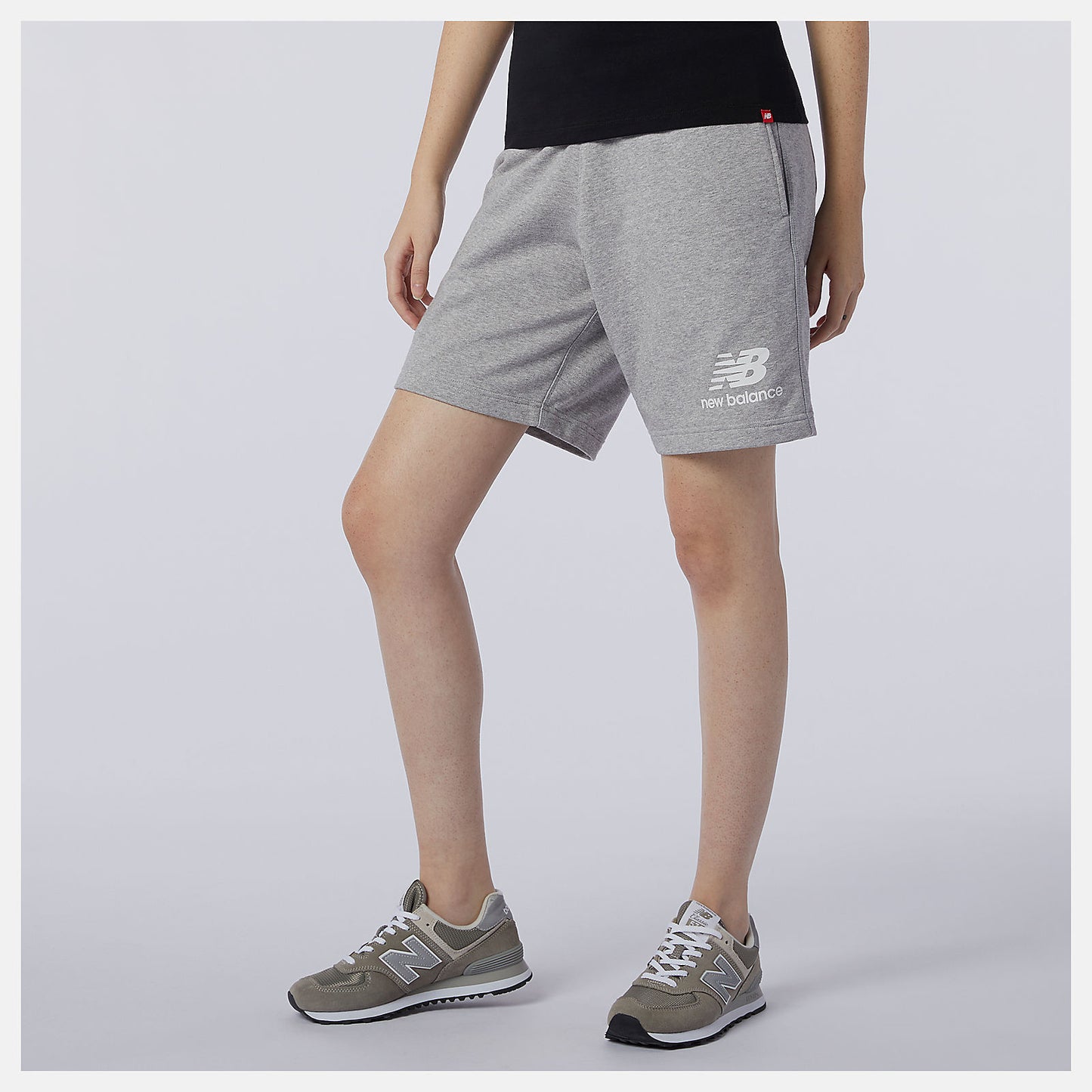 New Balance NB Essentials Stacked Logo Short