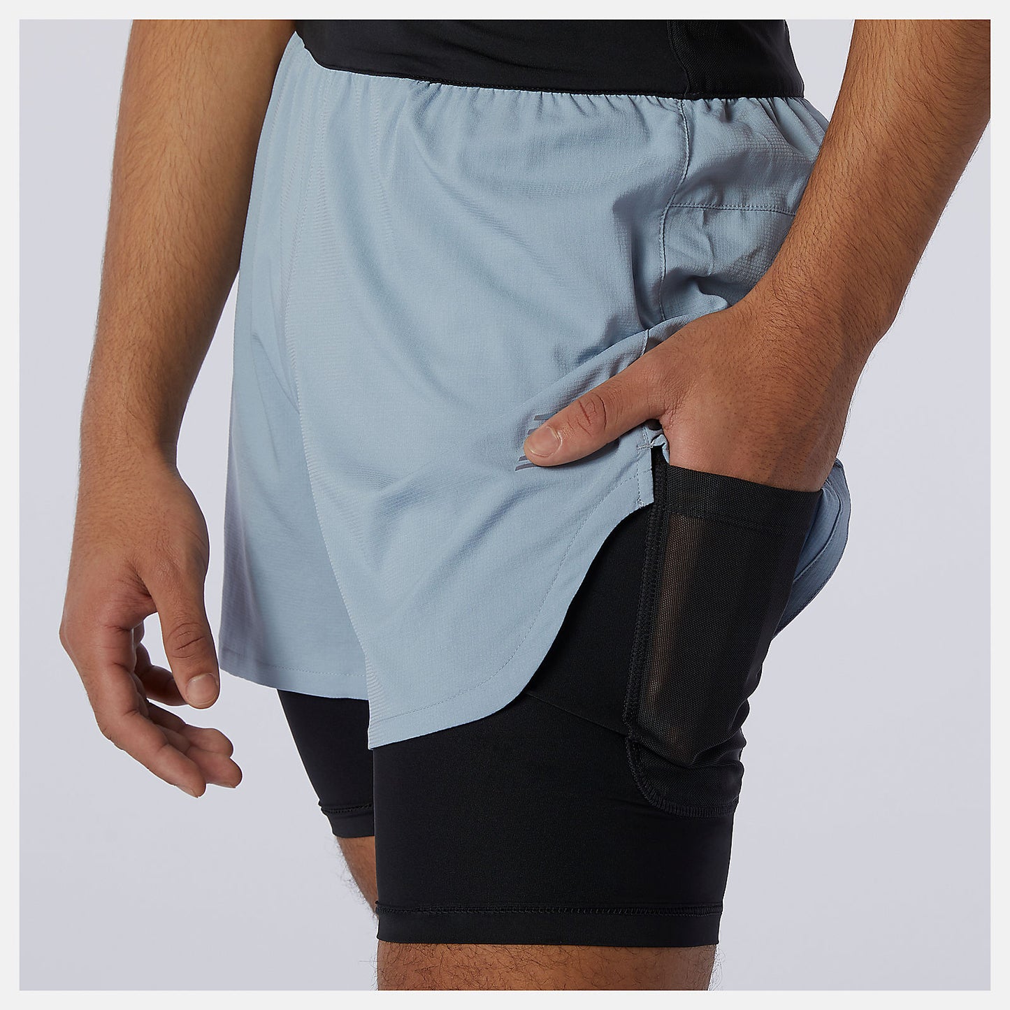 New Balance Q Speed Fuel 2 in 1 5 Inch Short