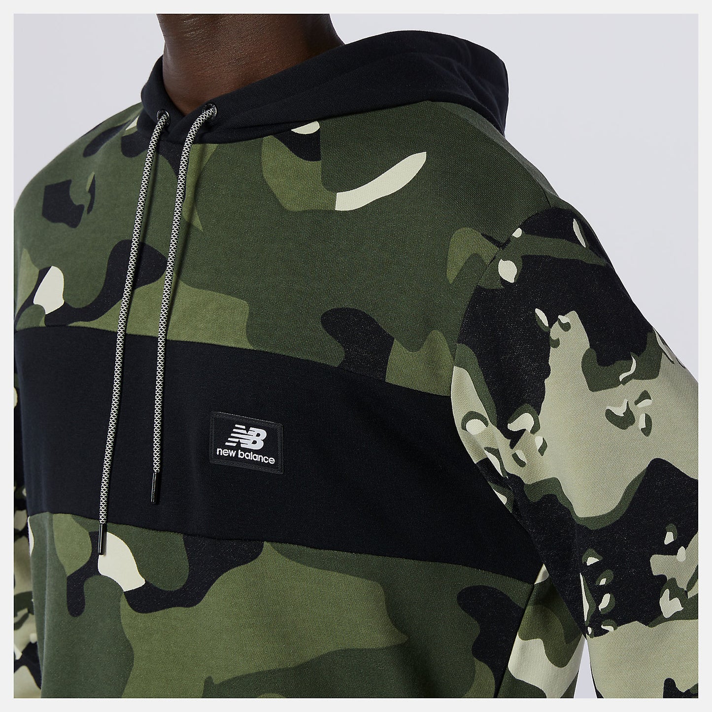 New Balance NB Essentials Fleece Camo Hoodie