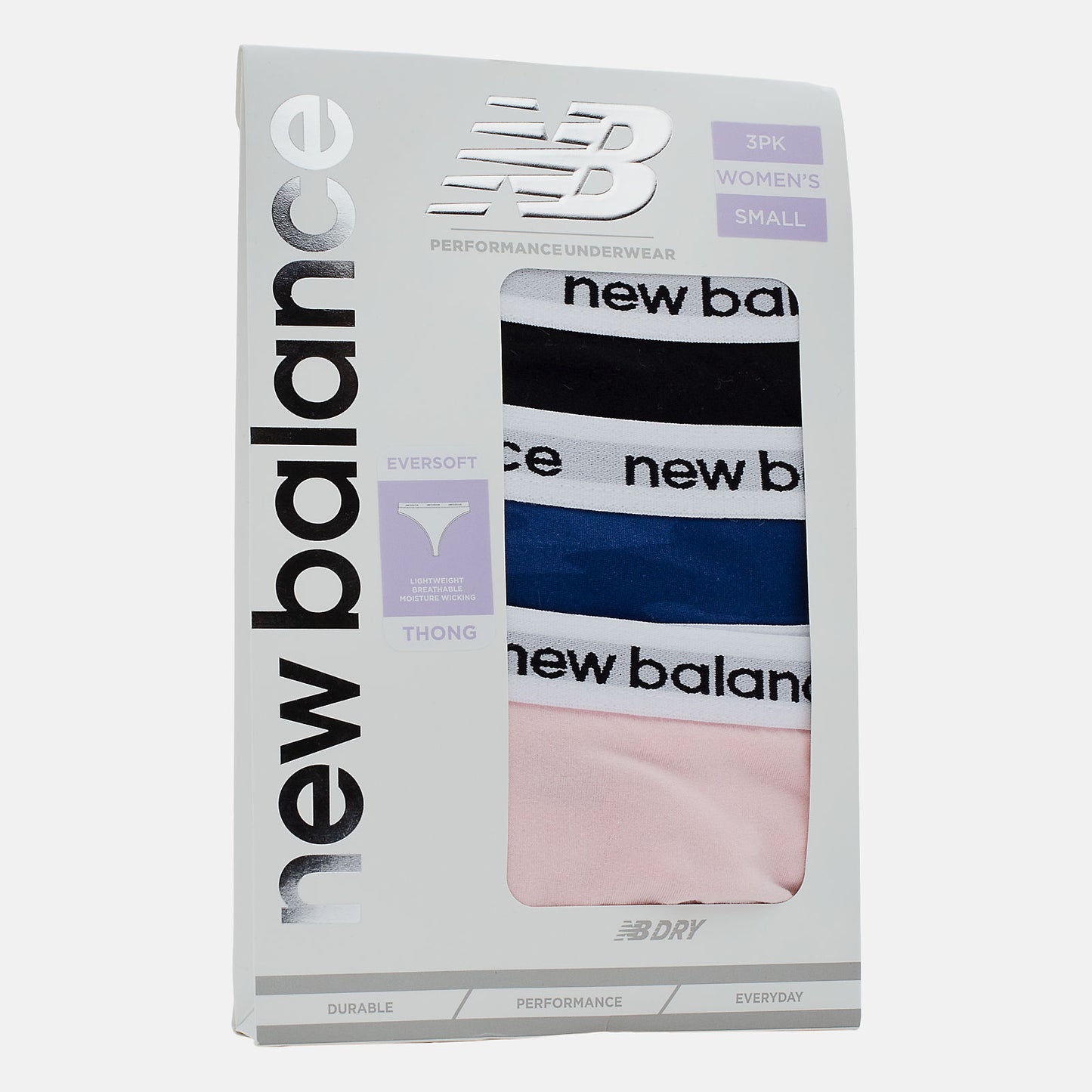 New Balance Eversoft Thong 3 Pack