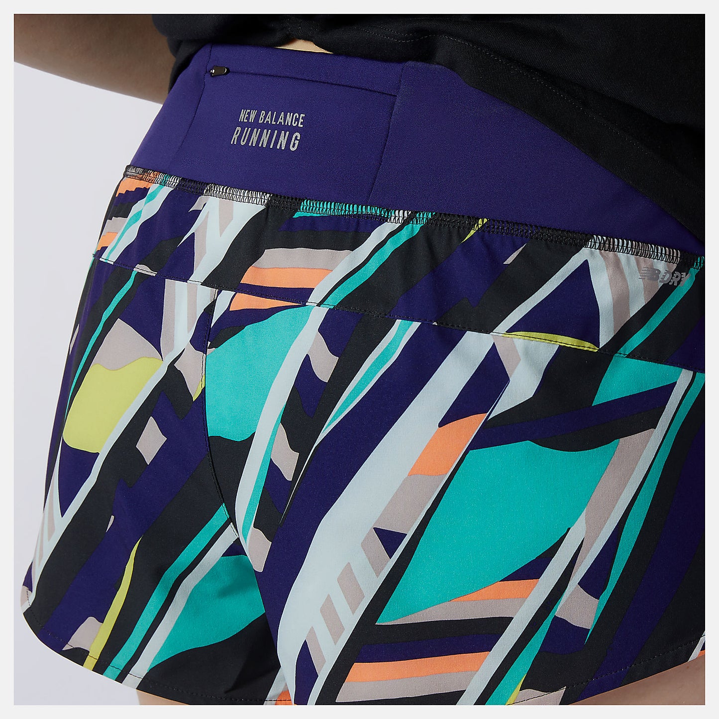 New Balance Printed Impact Run Short 3 Inch