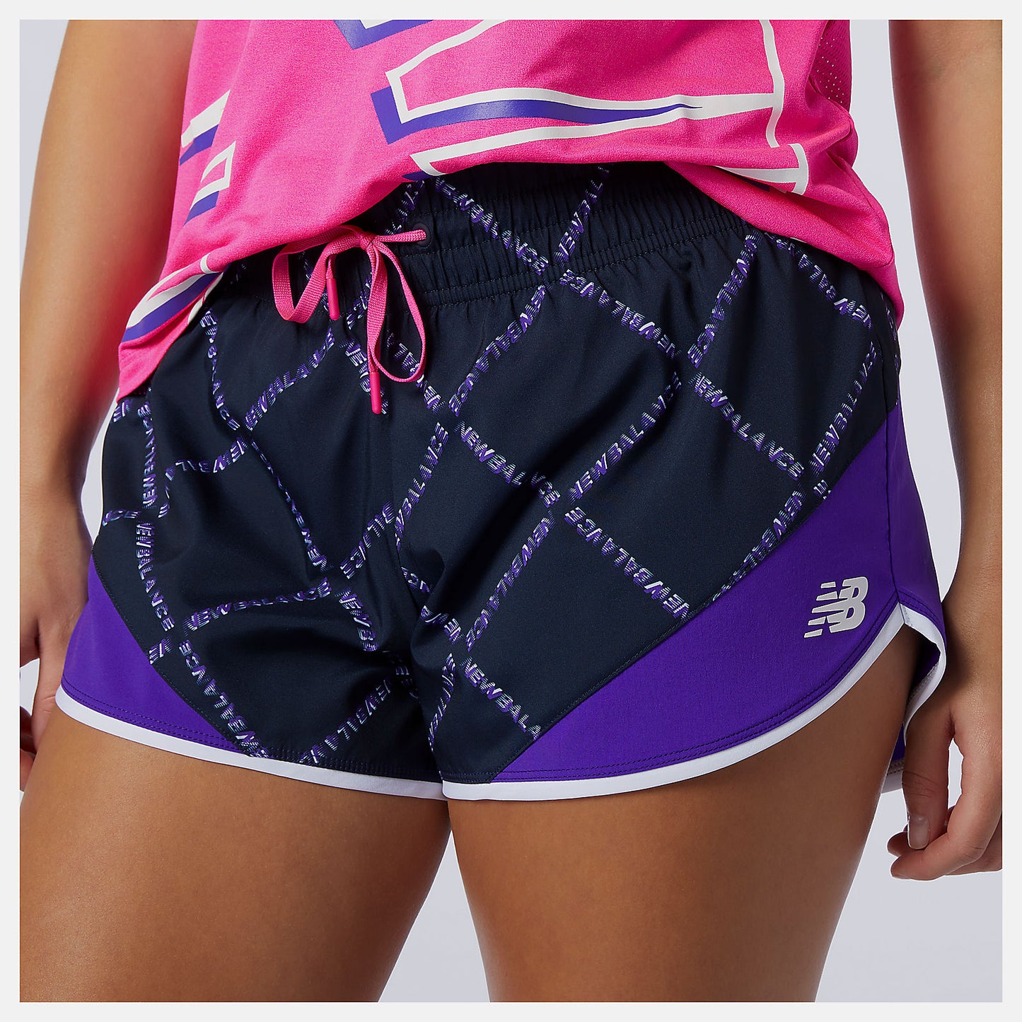 New Balance Printed Fast Flight Split Short