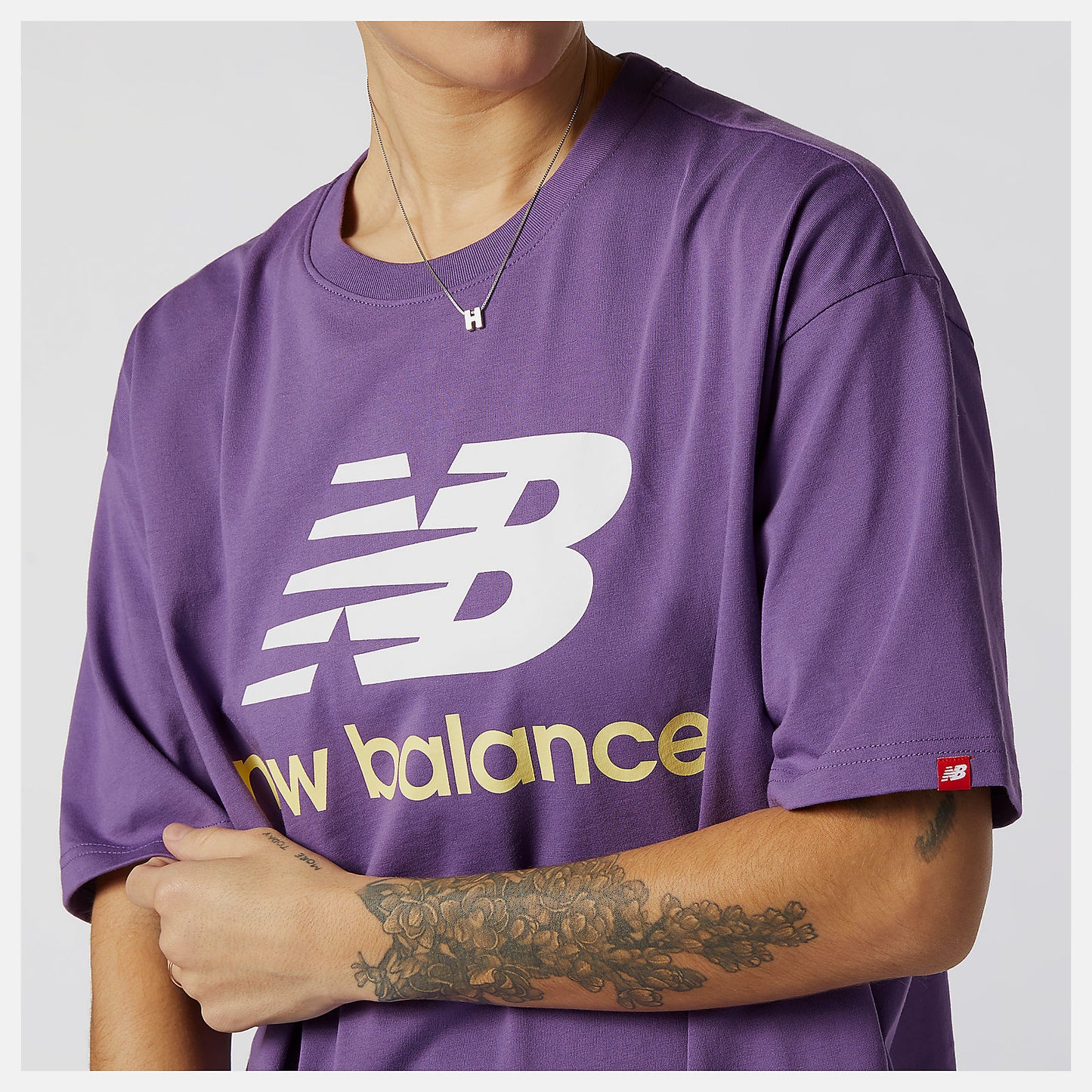 New Balance NB Essentials Stacked Logo Tee