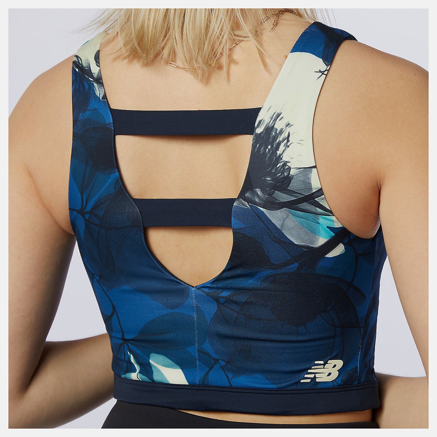 New Balance Transform NBSleek Printed Crop Top