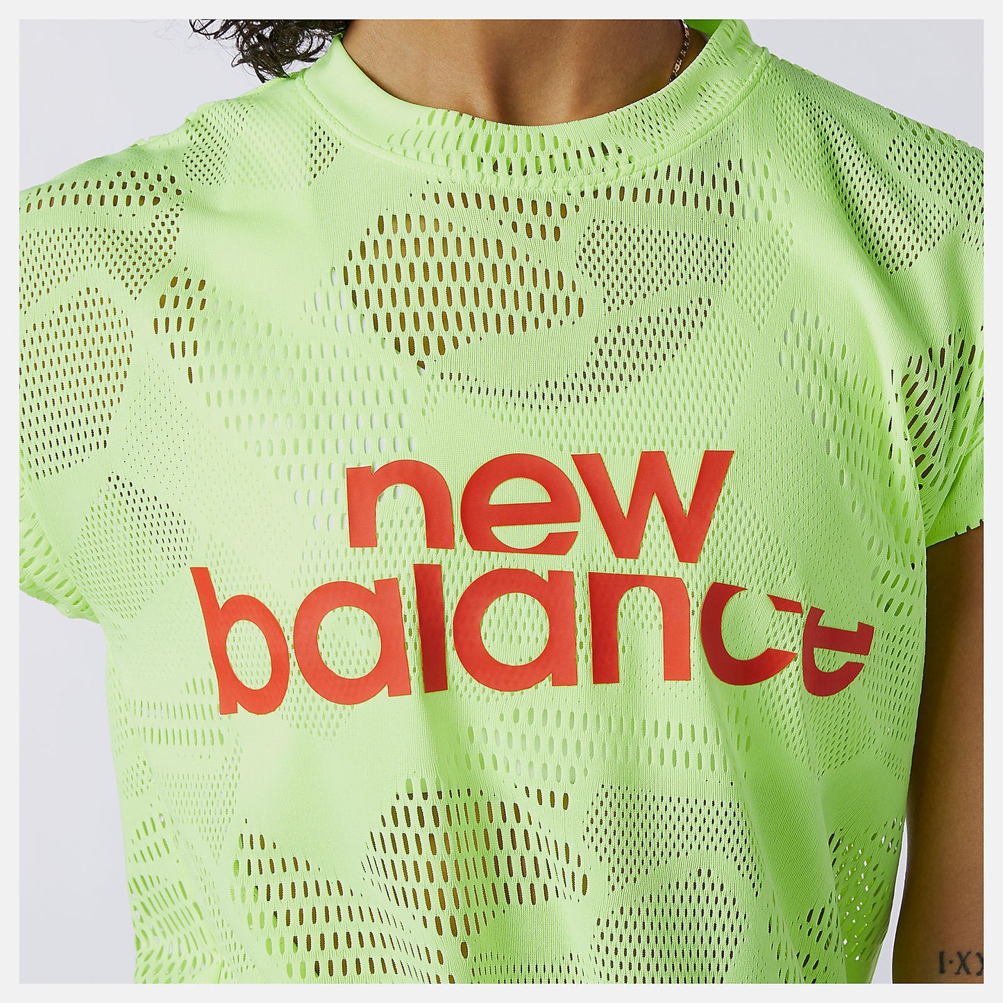 New Balance Achiever Collide Open Mesh Tee