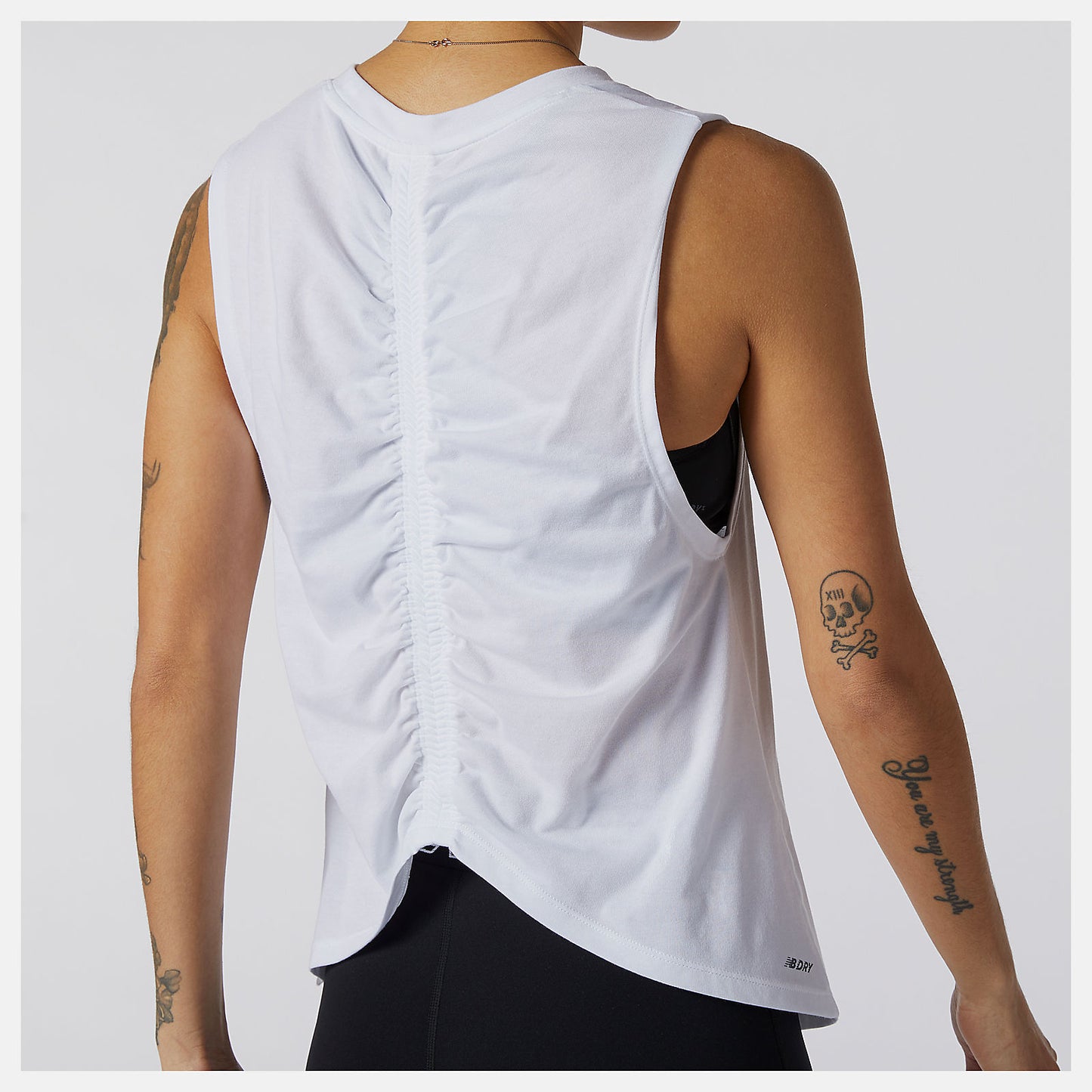 New Balance Relentless Cinched Back Graphic Tank
