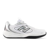 WHITE with BLACK and SILVER METALLIC
