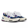 WHITE with TEAM ROYAL and PURPLE FUSCHIA