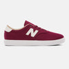 Burgundy/White