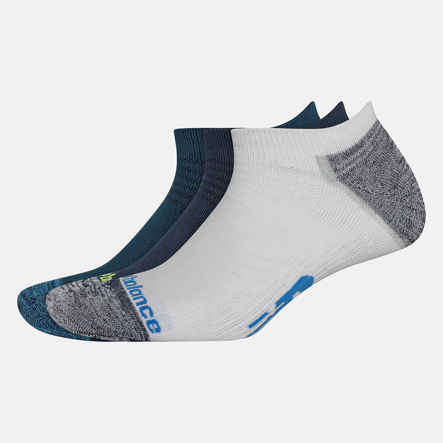New Balance Strategic Cushion No Show Socks 3 Pack