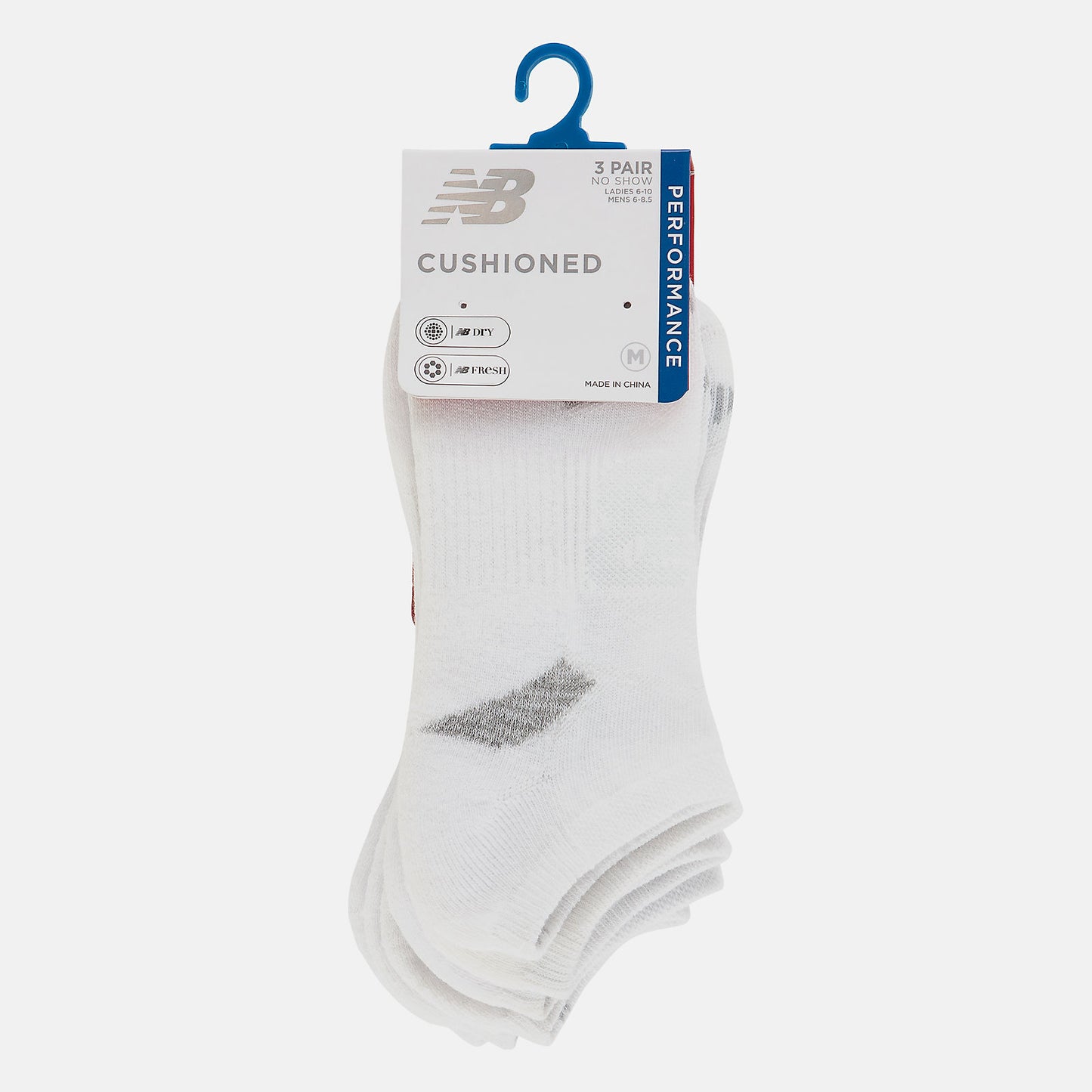 New Balance Performance Cushion No Show Socks 3 Pack