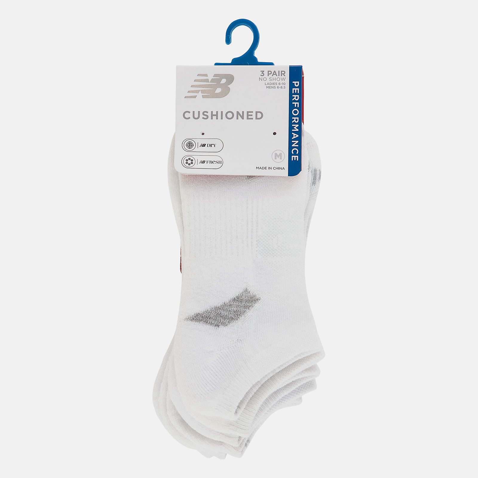 New Balance Performance Cushion No Show Socks 3 Pack