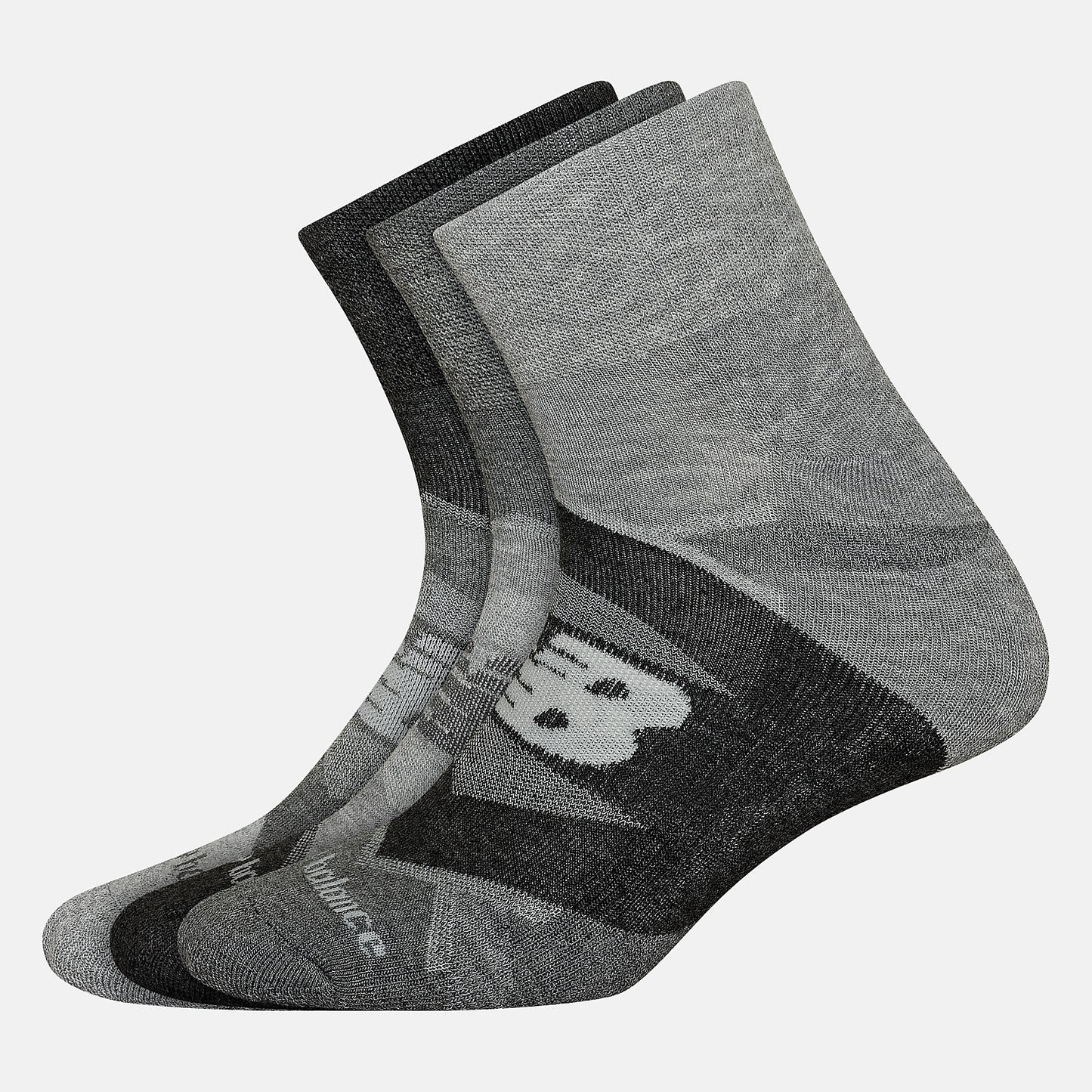 New Balance Performance Cushion Quarter Socks 3 Pack