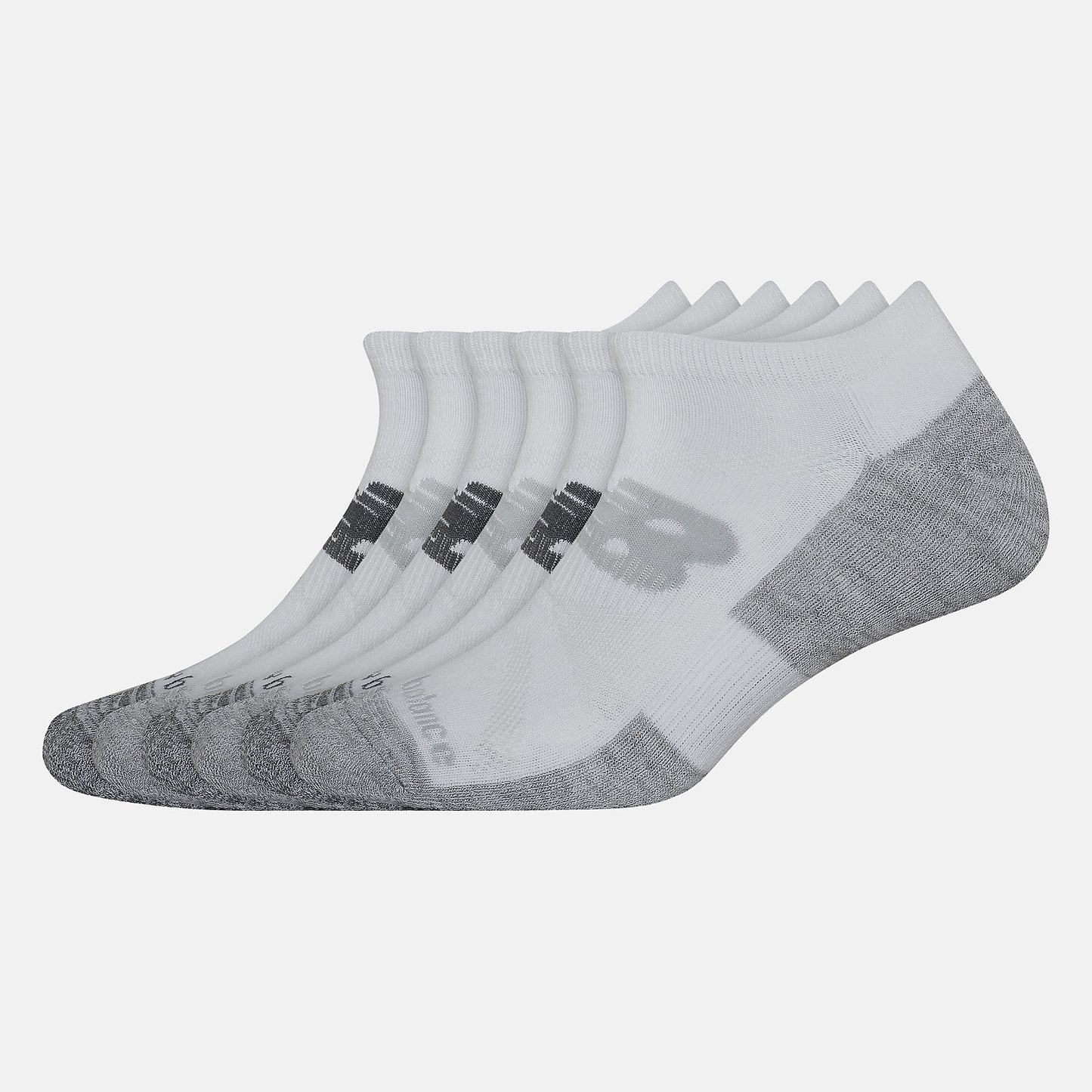 New Balance Performance Cushion Low-Cut Socks 6 Pack