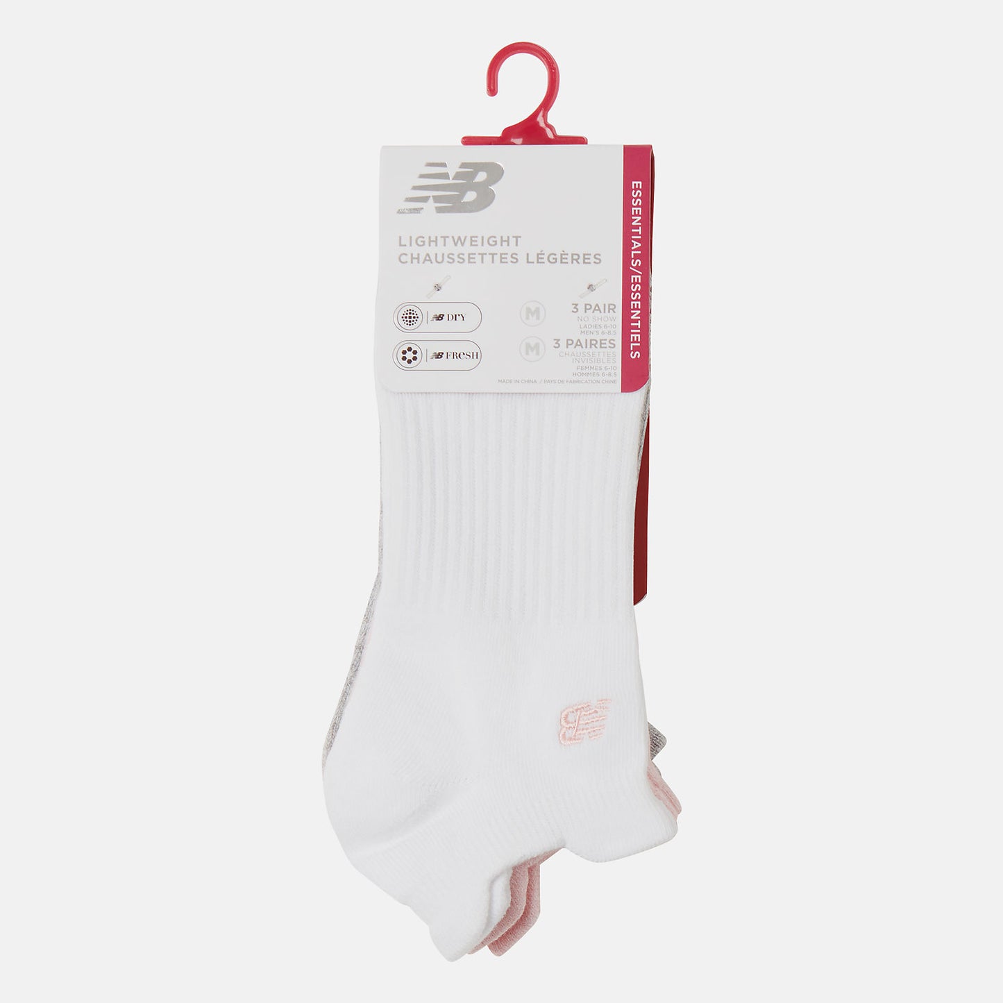 New Balance Flat Knit Lowcut Tab Socks 3 Pack