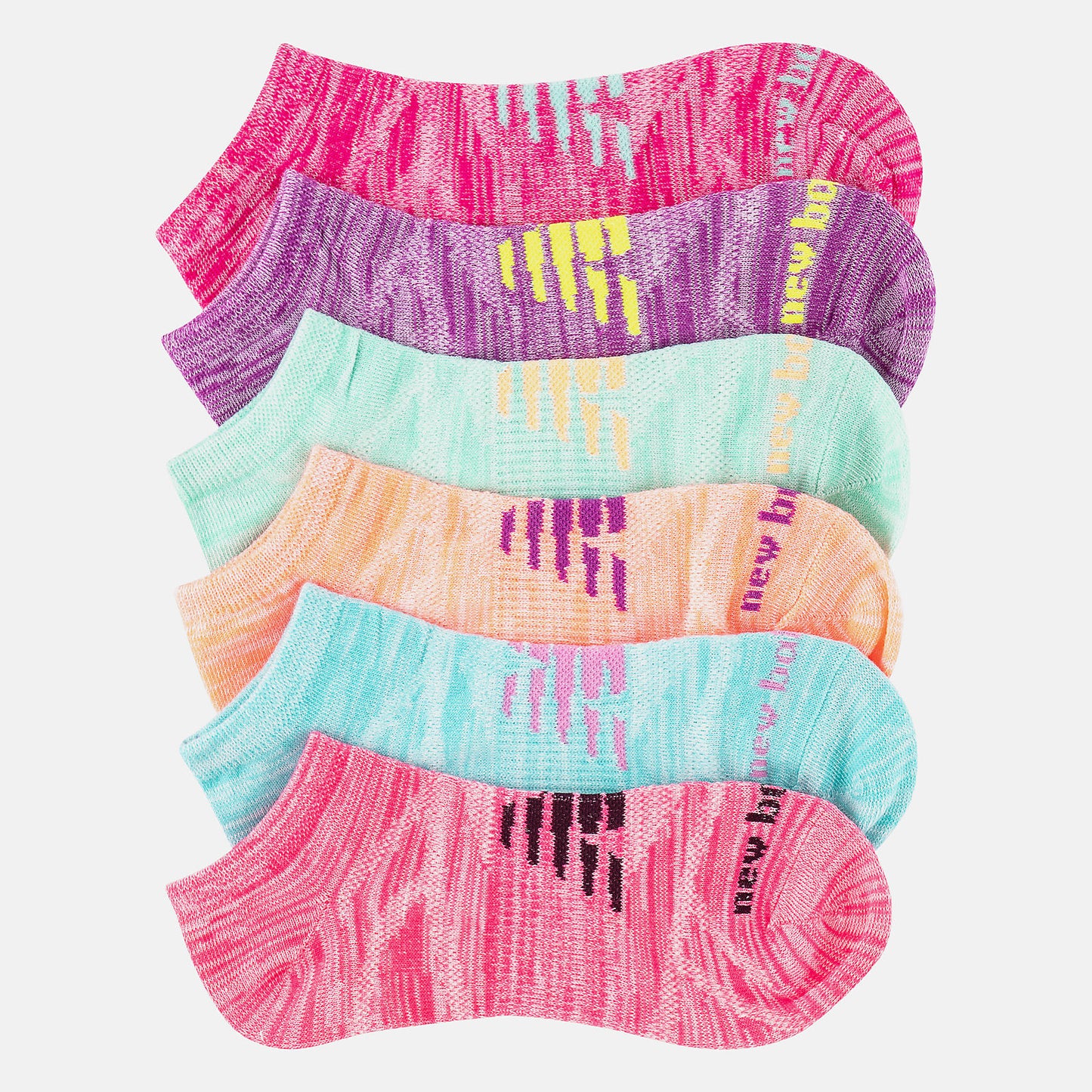 New Balance Lightweight No Show Socks 6 Pack