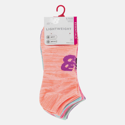 New Balance Lightweight No Show Socks 6 Pack