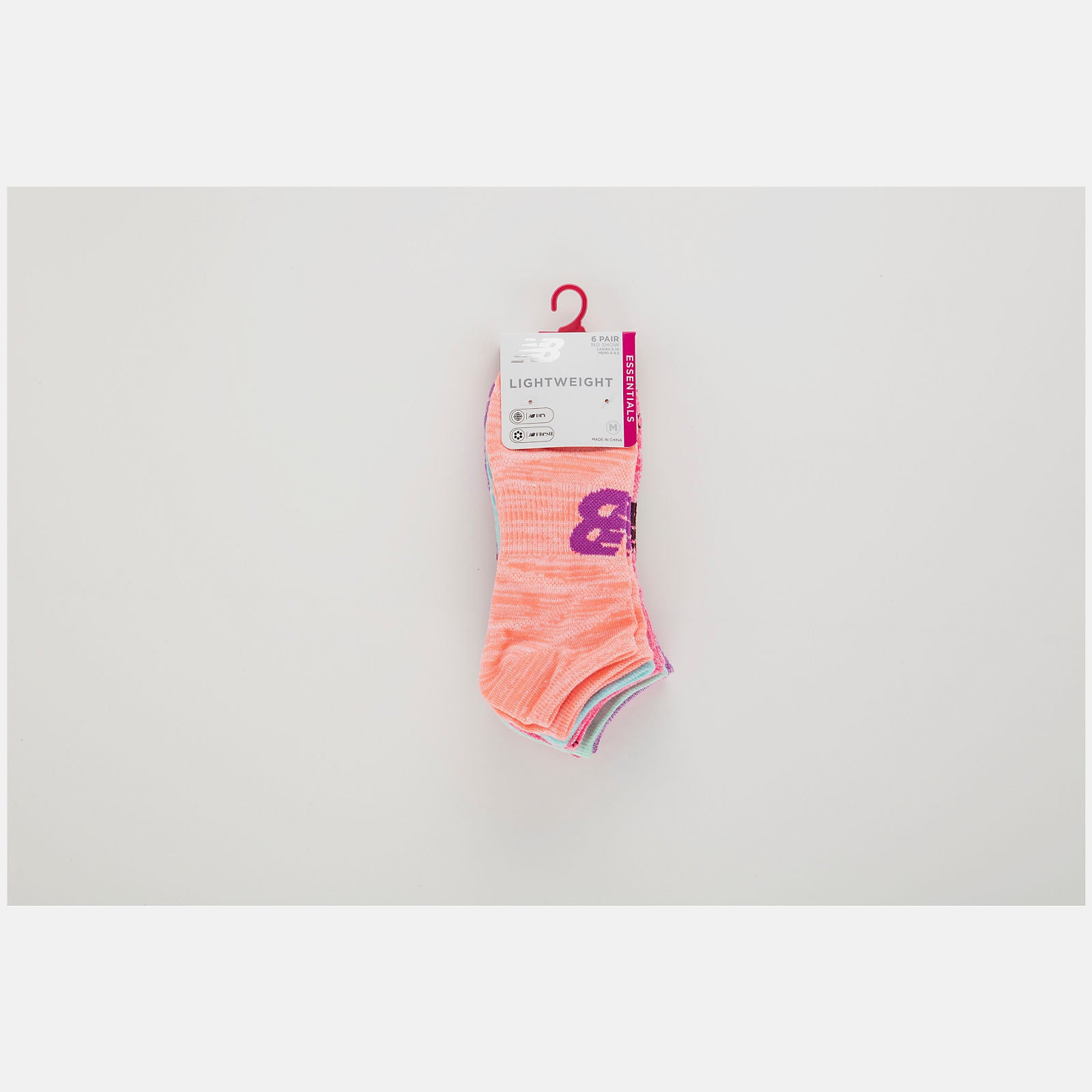 New Balance Lightweight No Show Socks 6 Pack