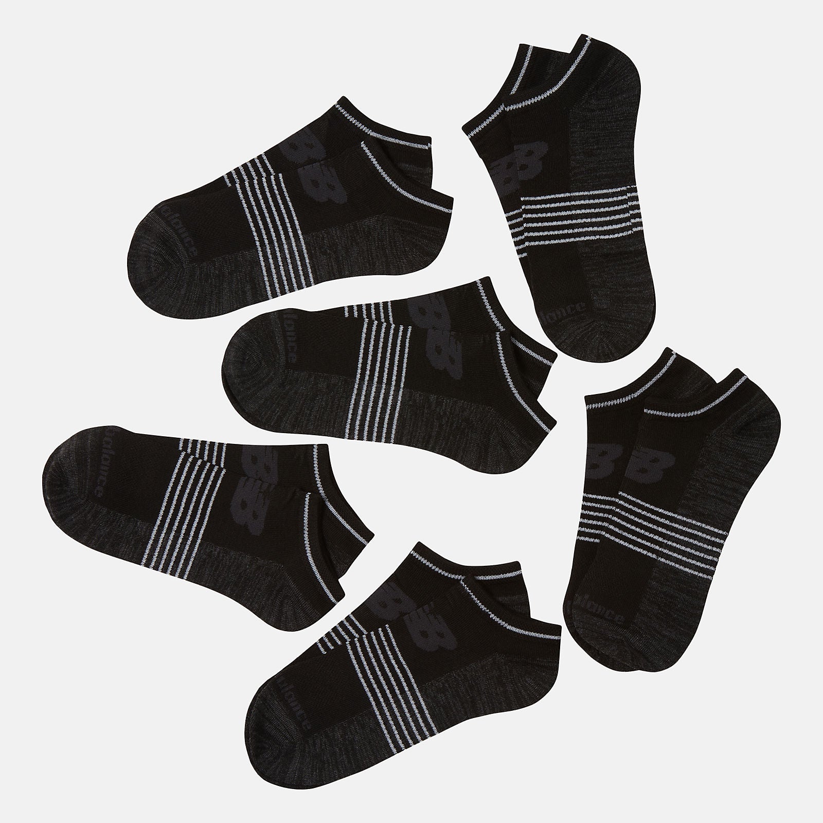 New Balance 6 PK No Show Flatknit