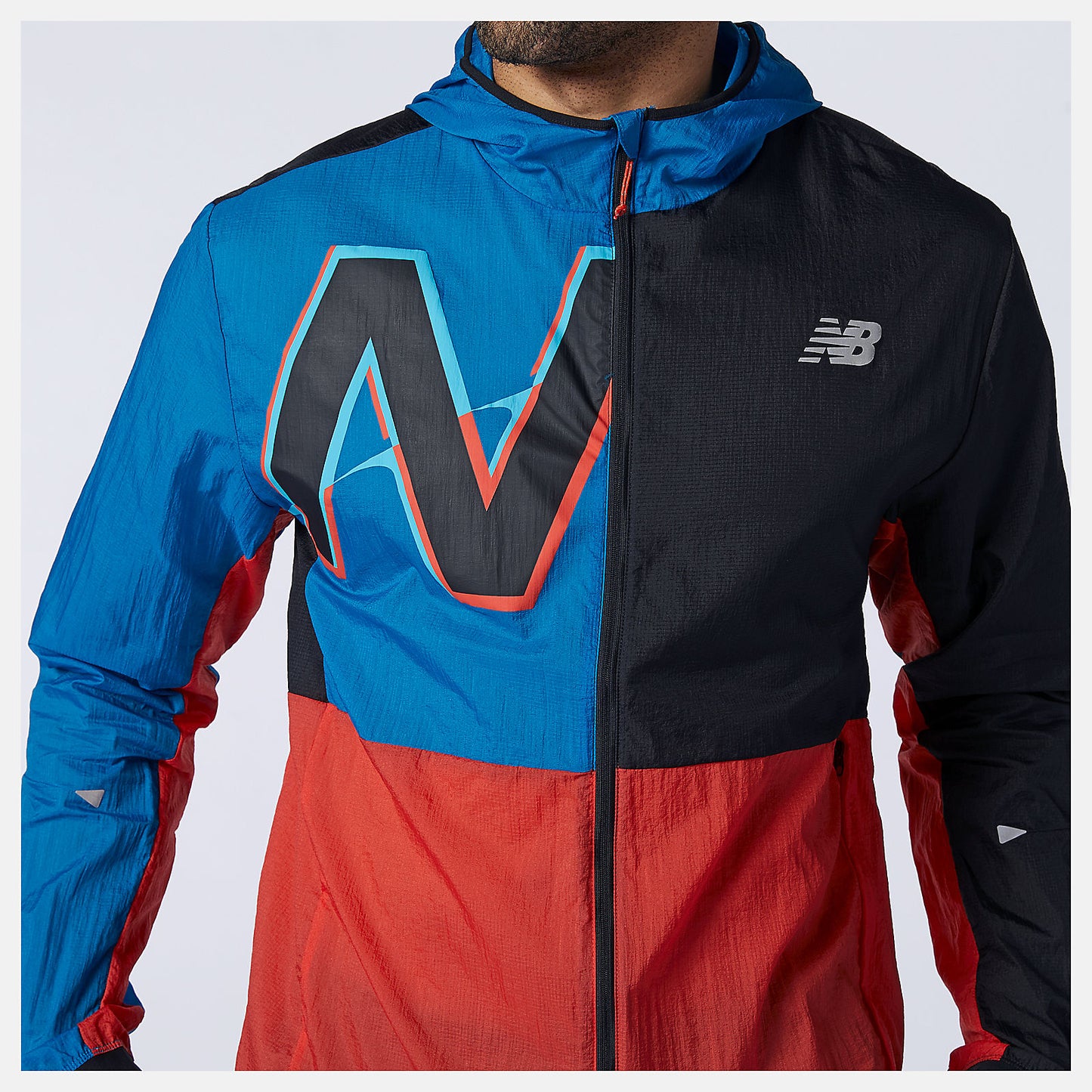 New Balance Printed Impact Run Light Pack Jacket