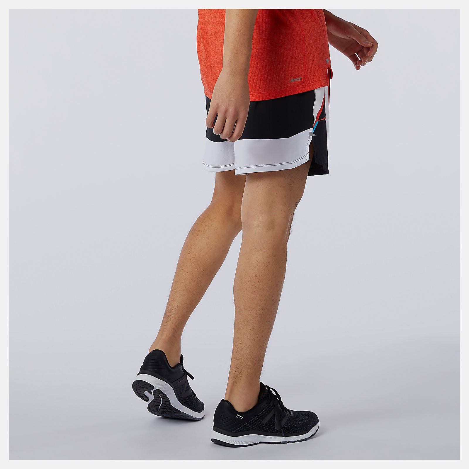 New Balance Printed Impact Run 5 Inch Short