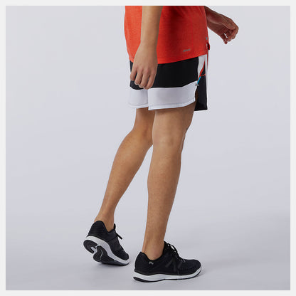 New Balance Printed Impact Run 5 Inch Short