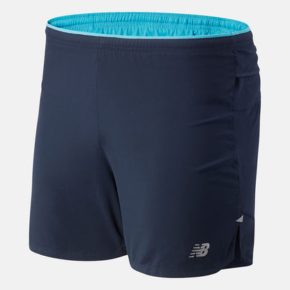 New Balance Printed Impact Run 5 Inch Short
