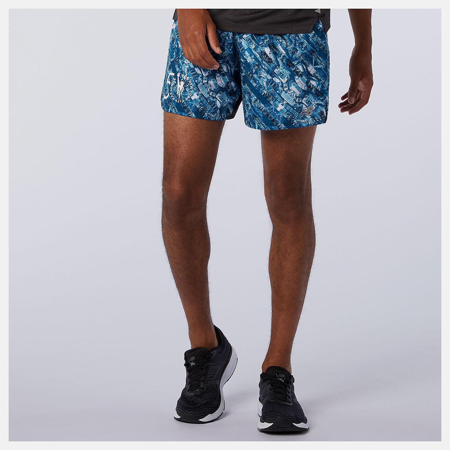 New Balance NYC Marathon Printed Impact Run 5 Inch Short