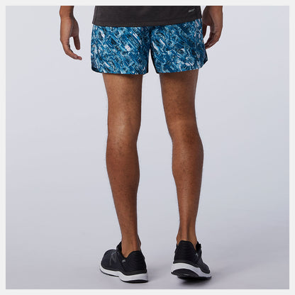 New Balance NYC Marathon Printed Impact Run 5 Inch Short