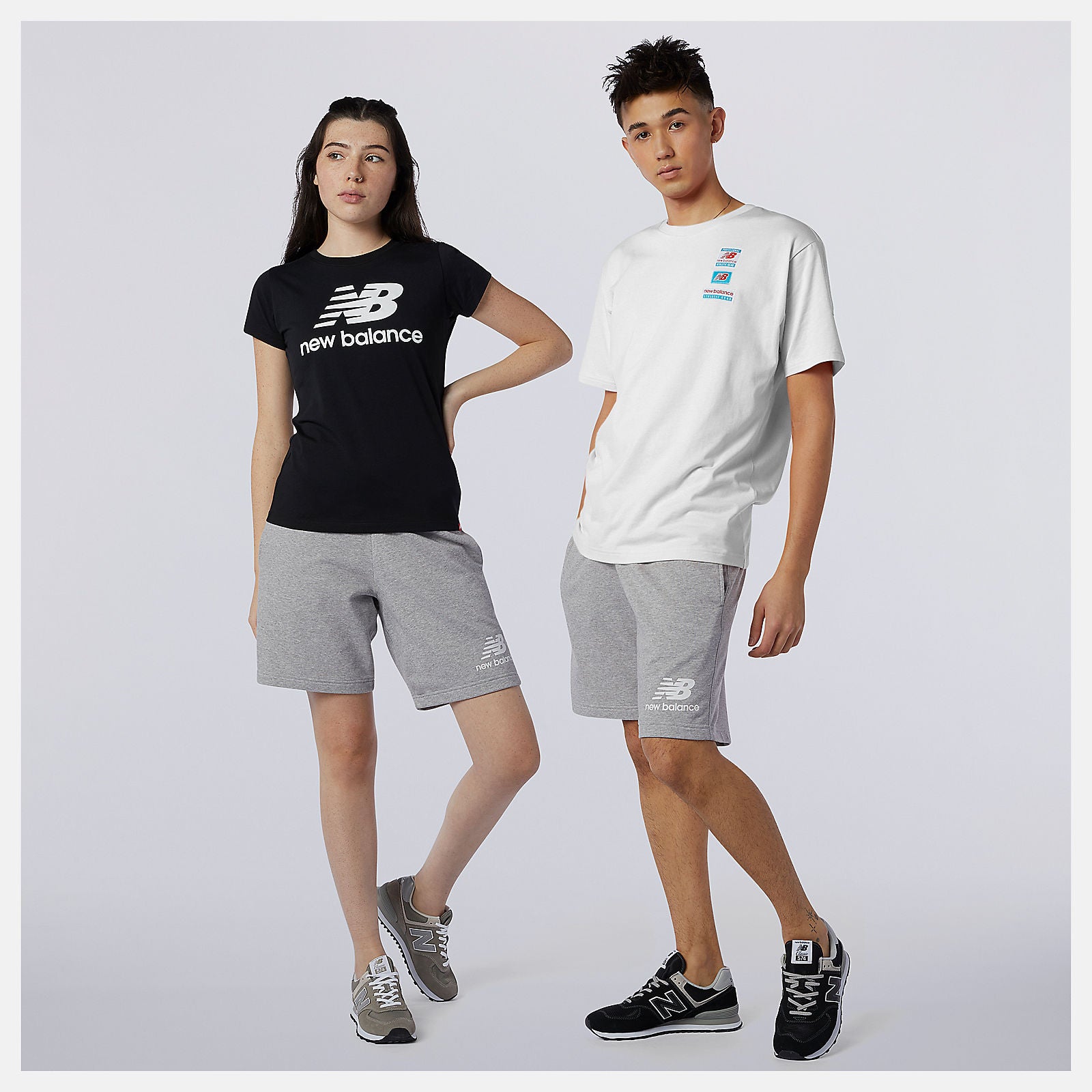 New Balance NB Essentials Stacked Logo Short