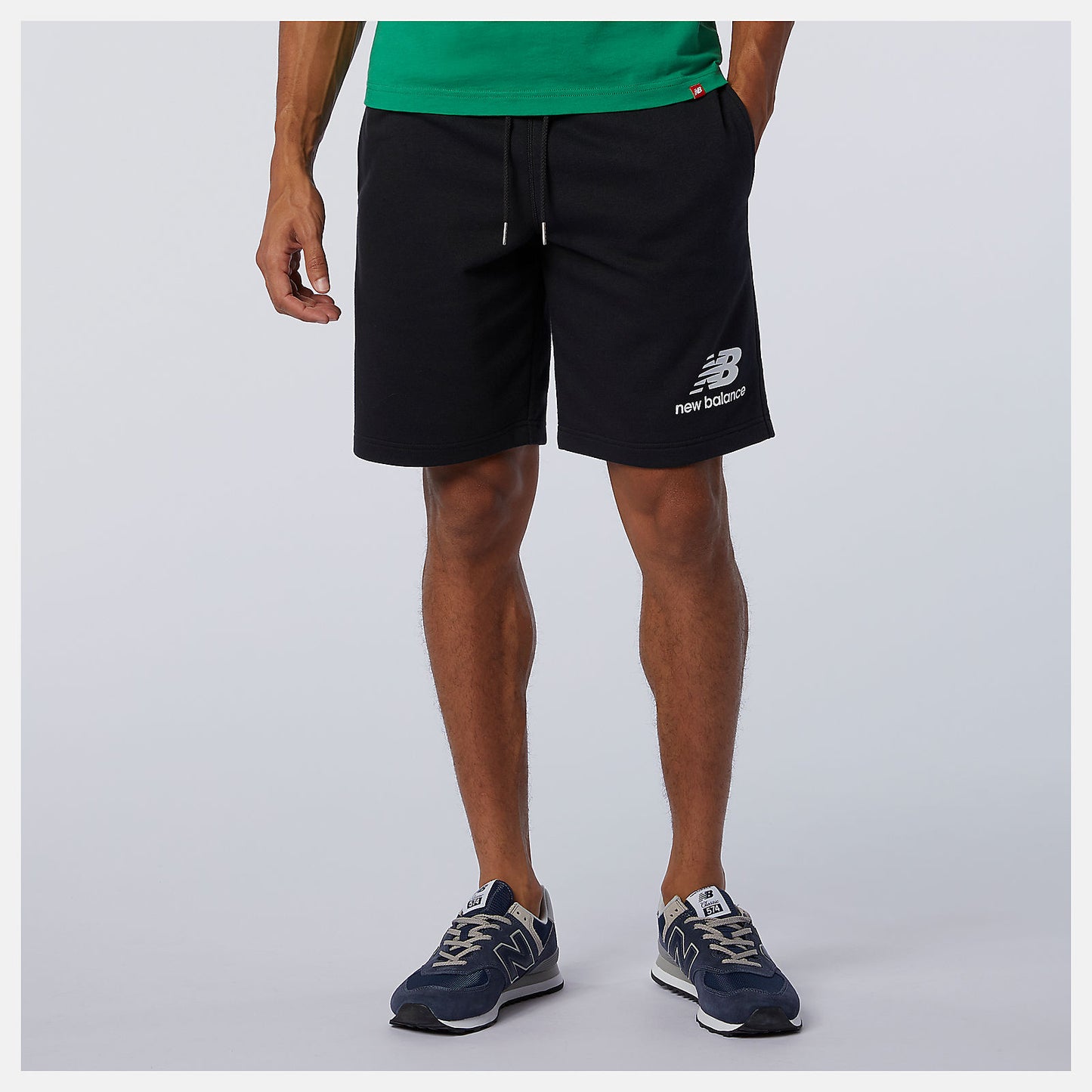 New Balance NB Essentials Stacked Logo Short