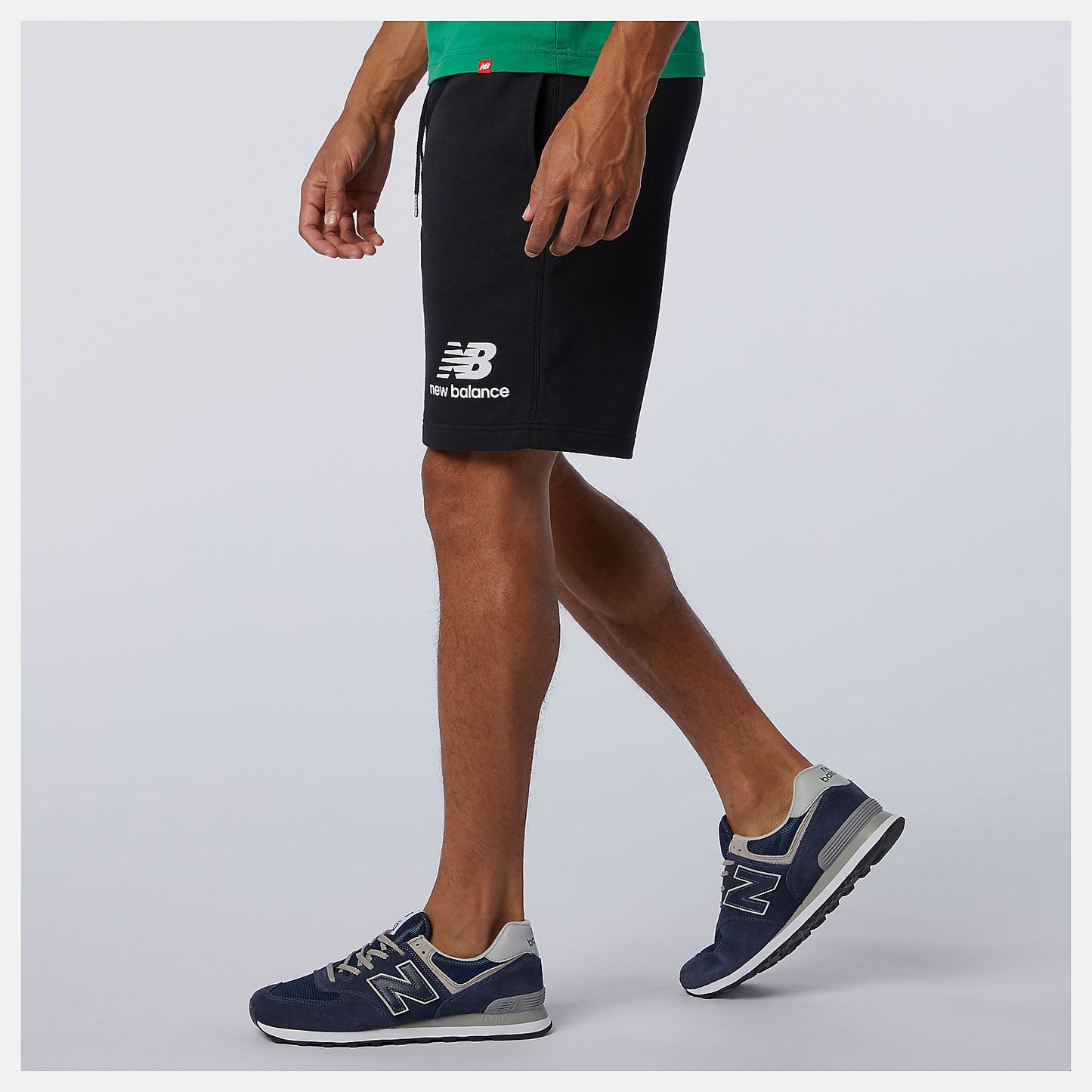 New Balance NB Essentials Stacked Logo Short