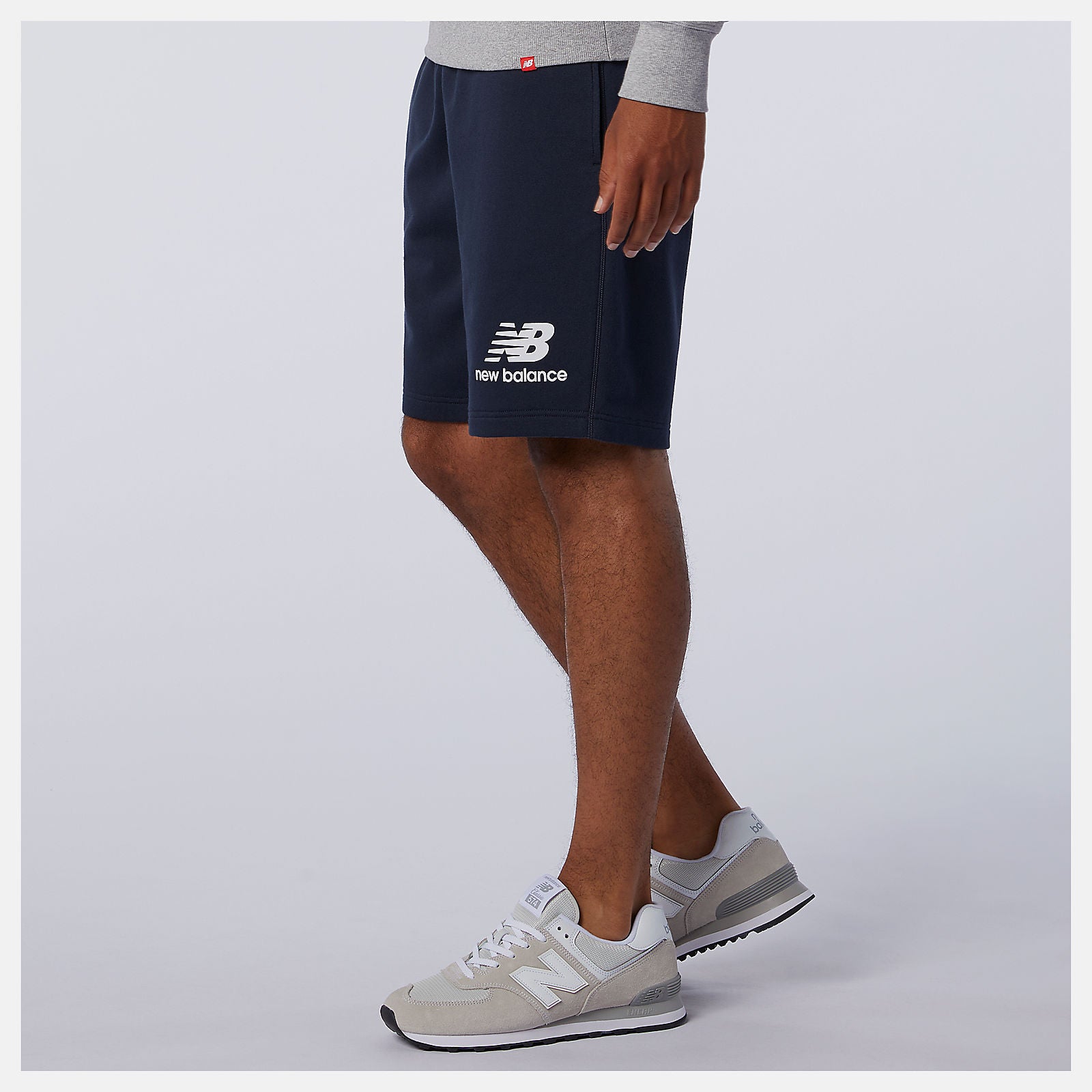 New Balance NB Essentials Stacked Logo Short