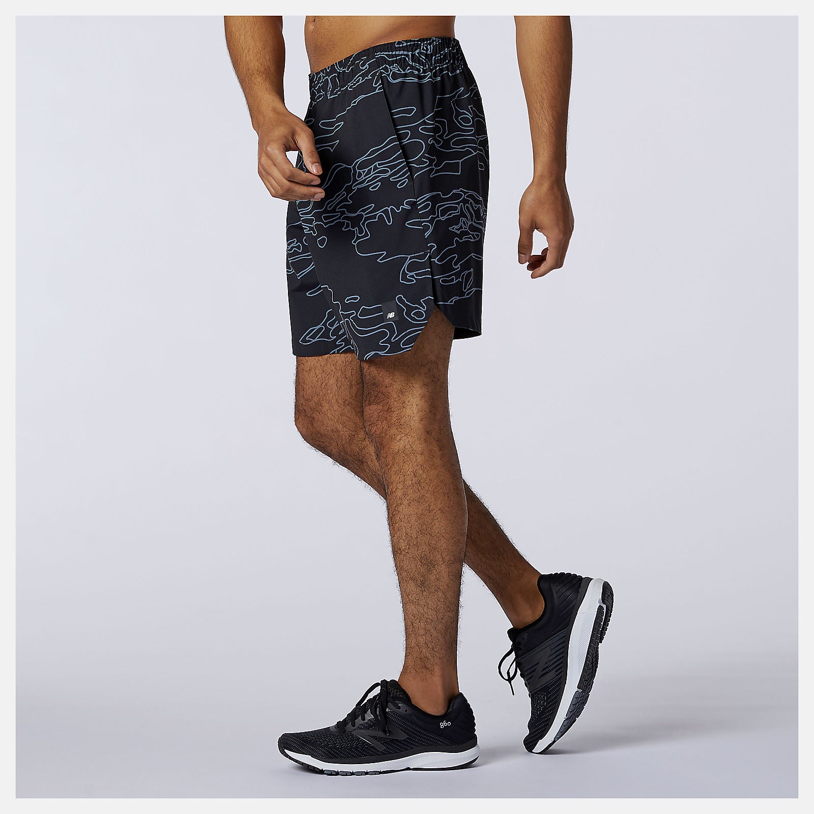 New Balance Fortitech Graphic 7 inch Woven Short