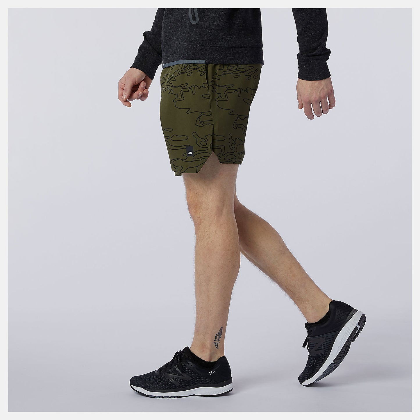 New Balance Fortitech Graphic 7 inch Woven Short
