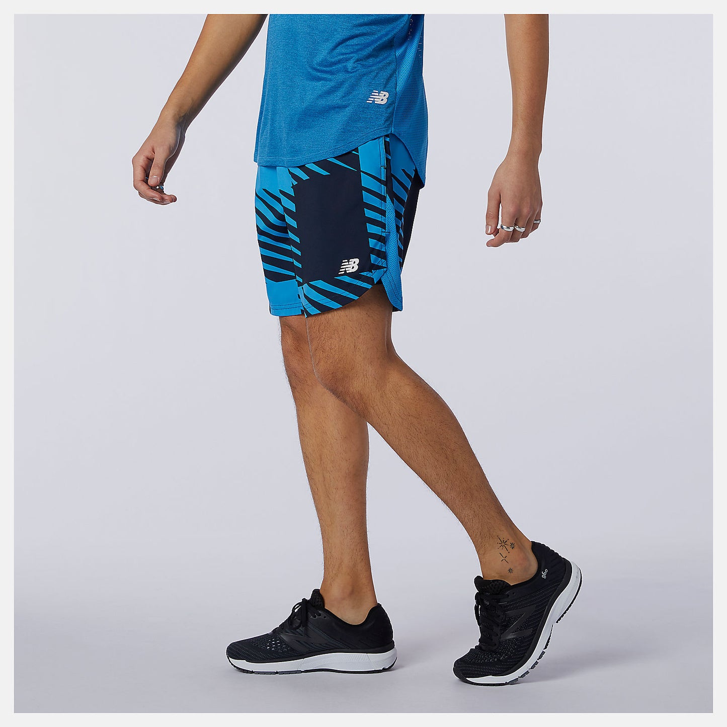 New Balance Printed Fast Flight 2 in 1 7 inch Short
