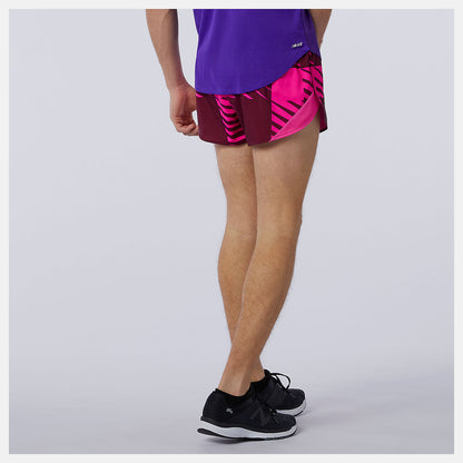 New Balance Printed Fast Flight 3 inch Split Short