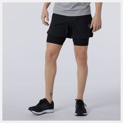 New Balance Q Speed Fuel 2 in 1 5 Inch Short