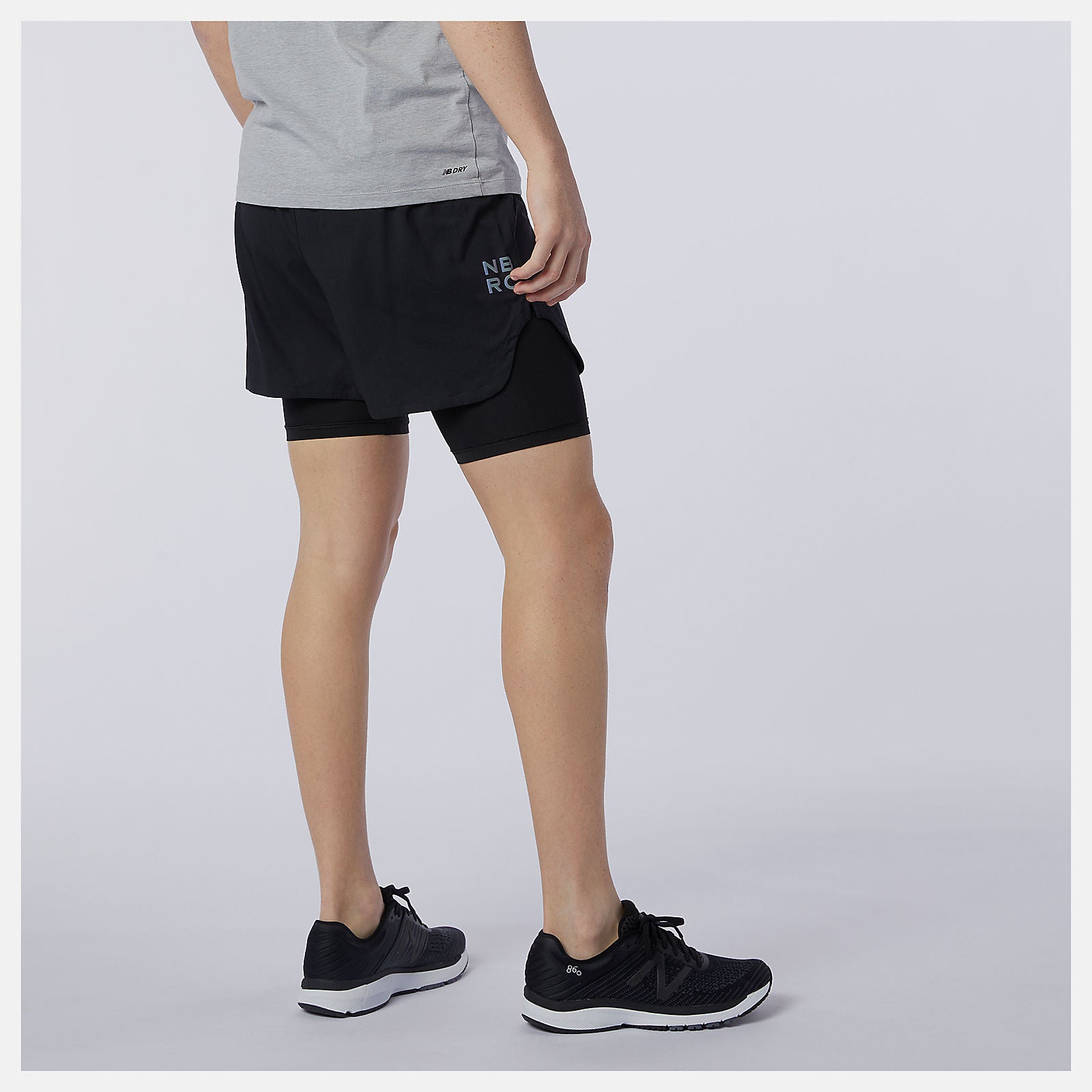 New Balance Q Speed Fuel 2 in 1 5 Inch Short