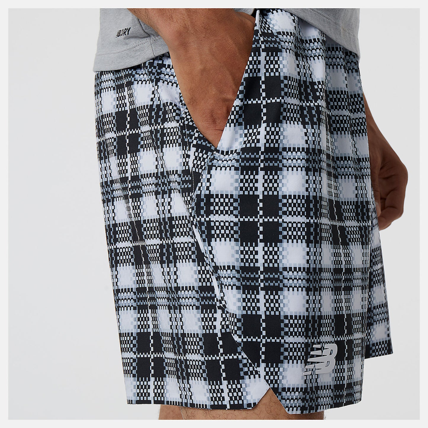 New Balance 7 In Printed Tournament Short