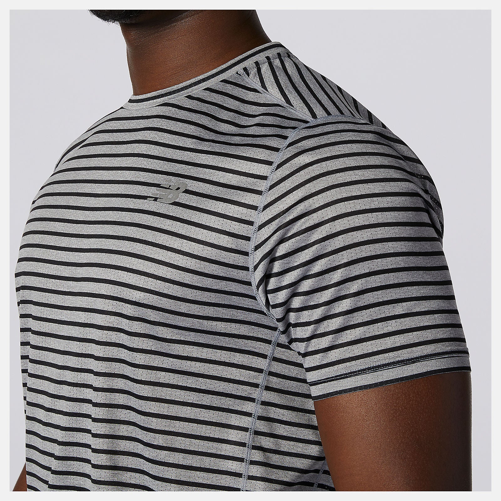 New Balance Printed Impact Run Short Sleeve