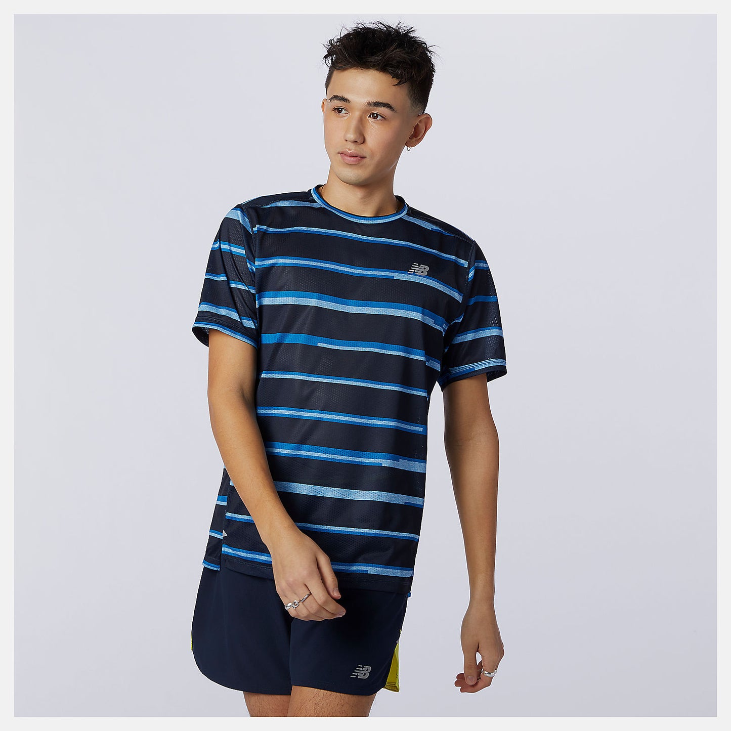 New Balance Printed Impact Run Short Sleeve