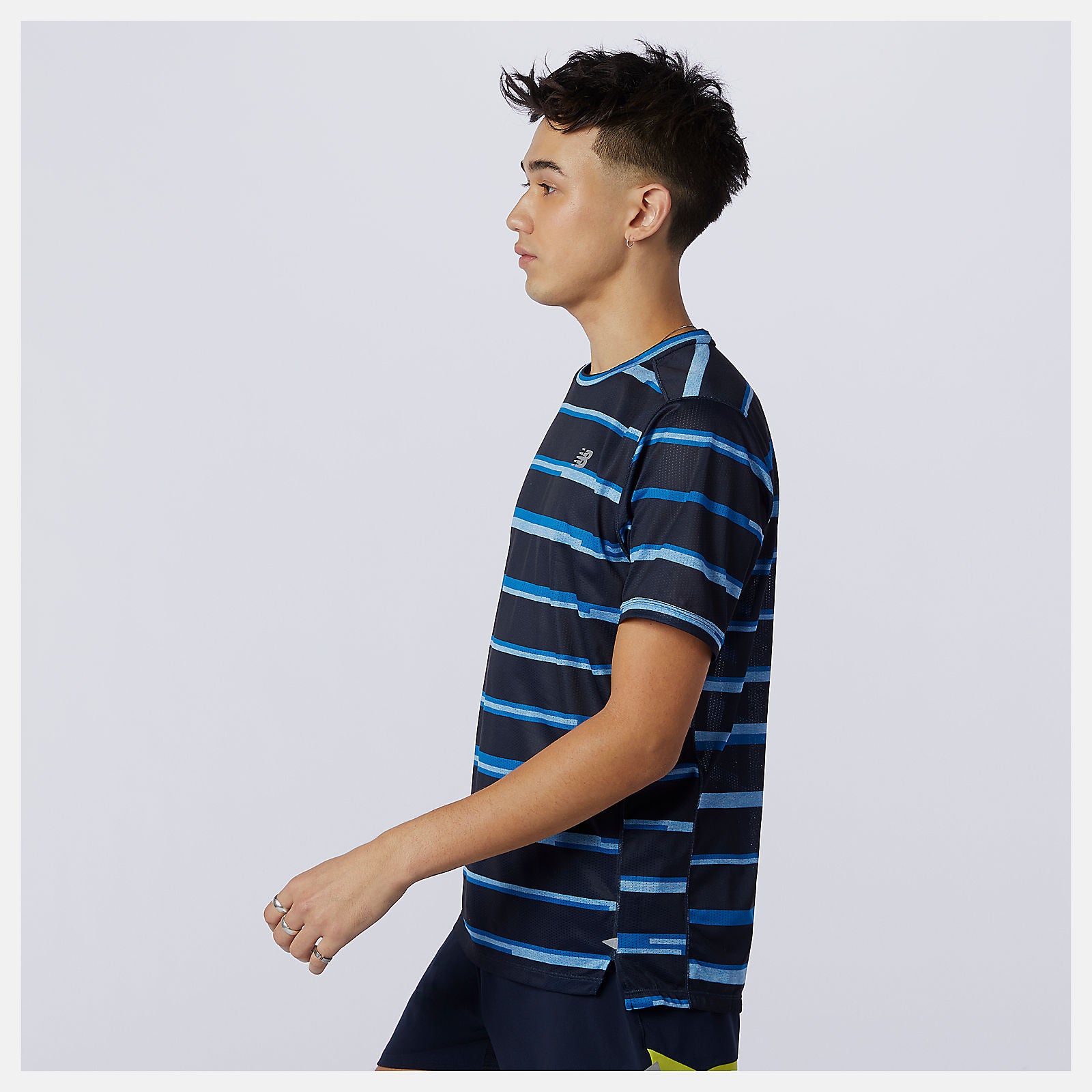New Balance Printed Impact Run Short Sleeve