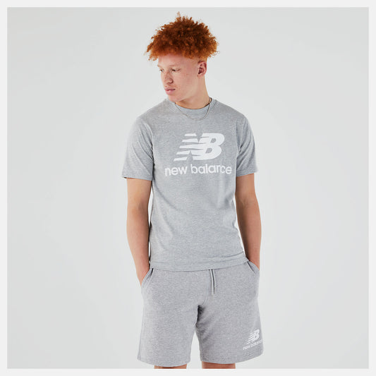New Balance Essentials Stacked Logo Tee