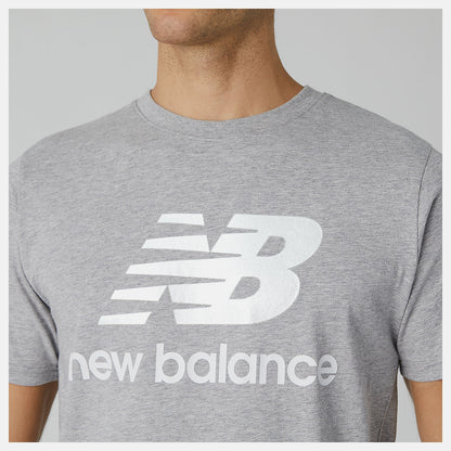 New Balance Essentials Stacked Logo Tee