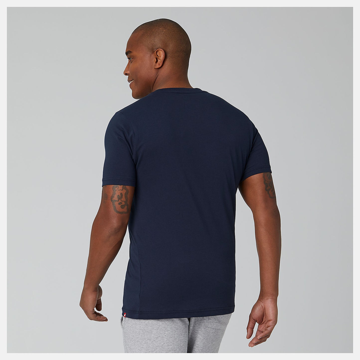 New Balance Essentials Stacked Logo Tee