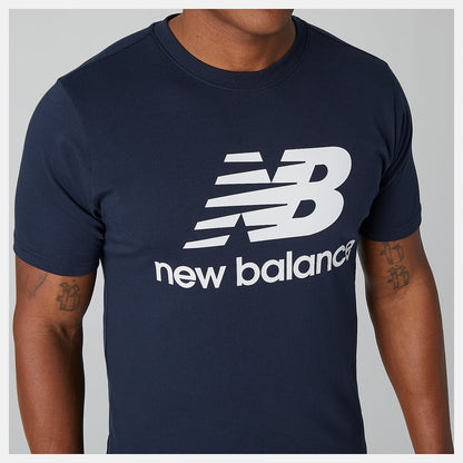 New Balance Essentials Stacked Logo Tee