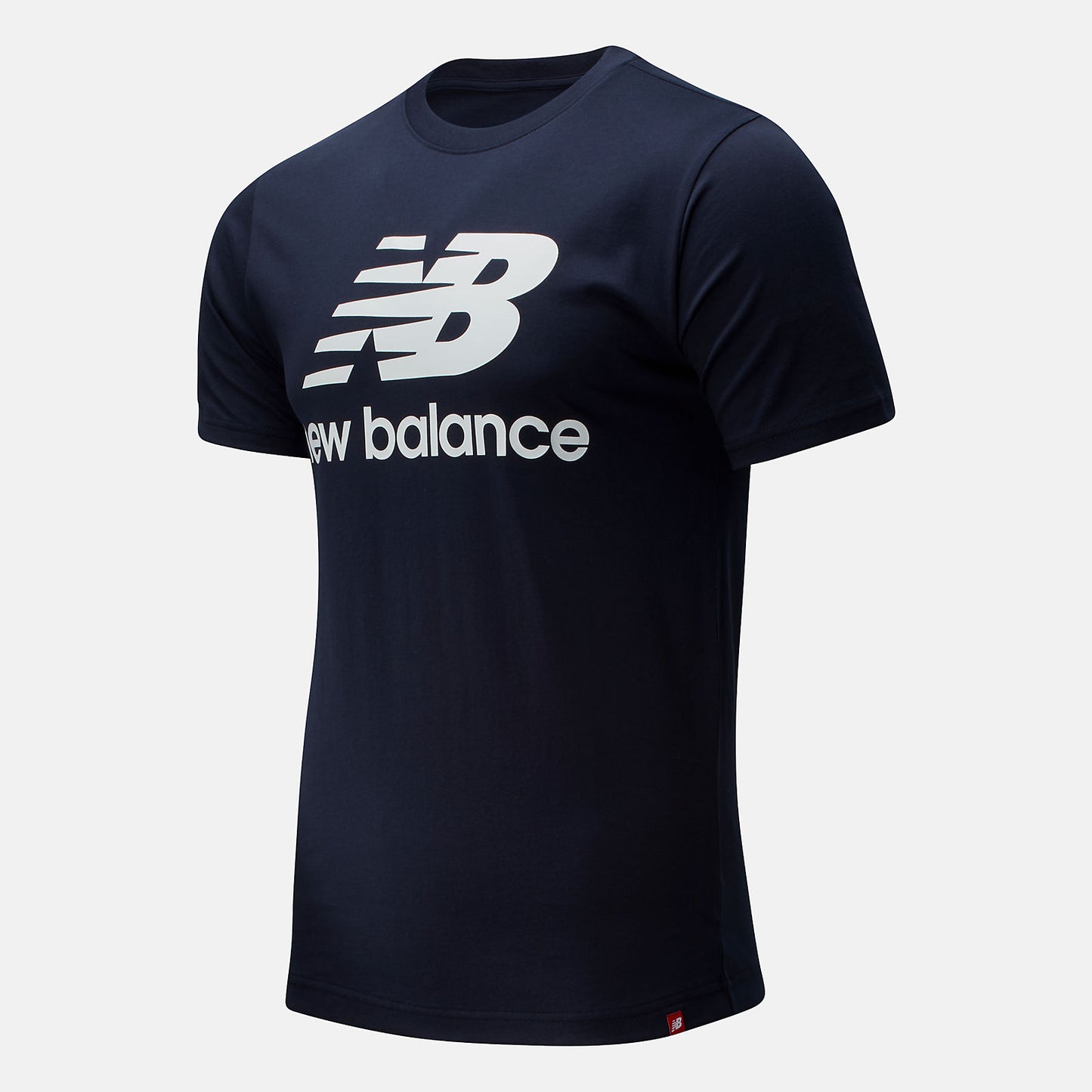 New Balance Essentials Stacked Logo Tee