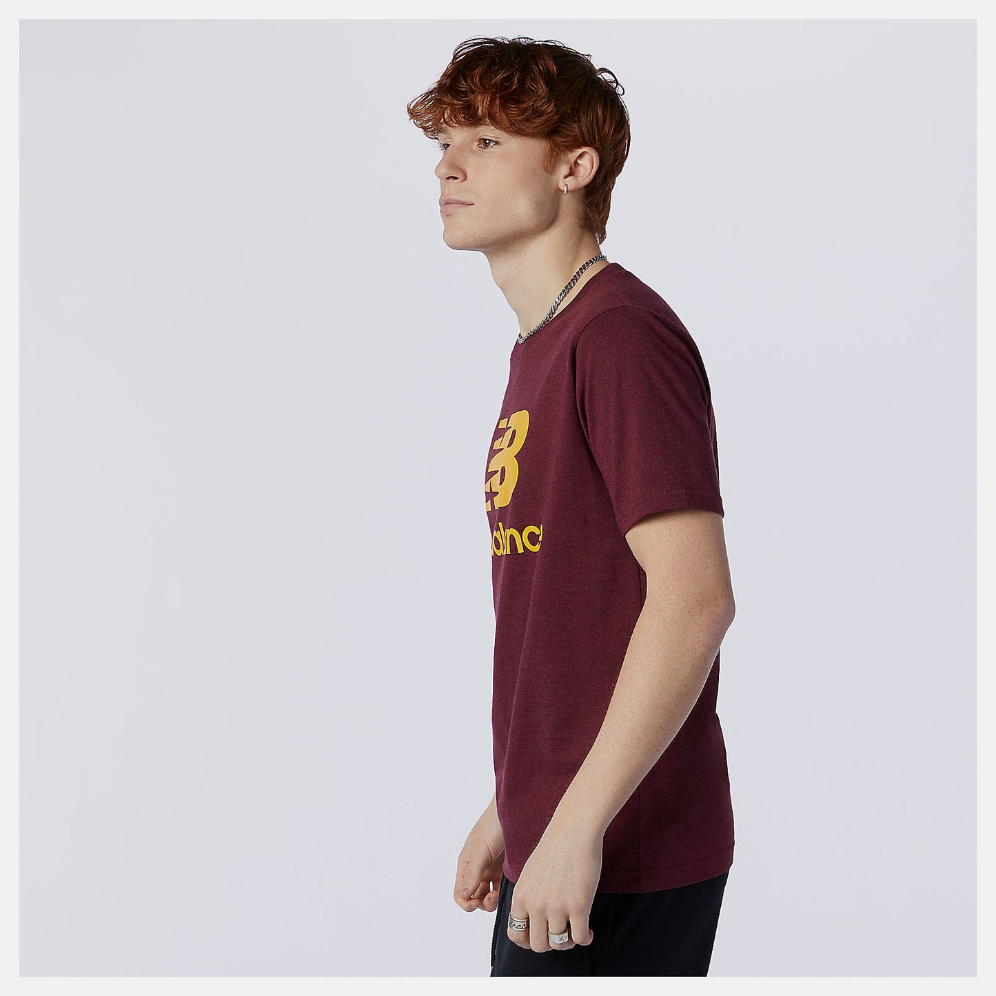 New Balance Essentials Stacked Logo Tee